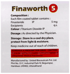 Finaworth 5 Tablet 10
